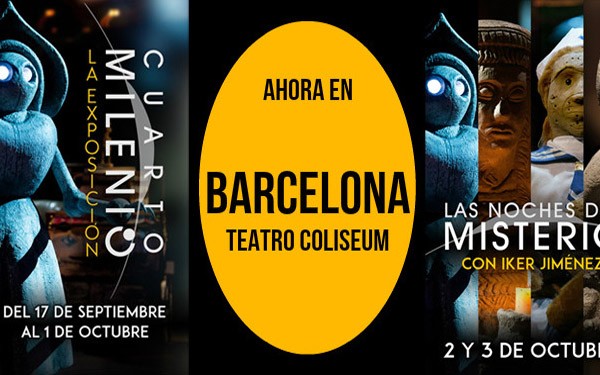 Llega a Barcelona 'Cuarto Milenio: La exposición' y los encuentros 'Las Noches del Misterio' con Iker Jiménez Llega a Barcelona 'Cuarto Milenio: La exposición' y los encuentros 'Las Noches del Misterio' con Iker Jiménez